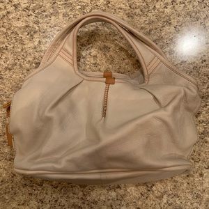 Ugg cream leather handbag